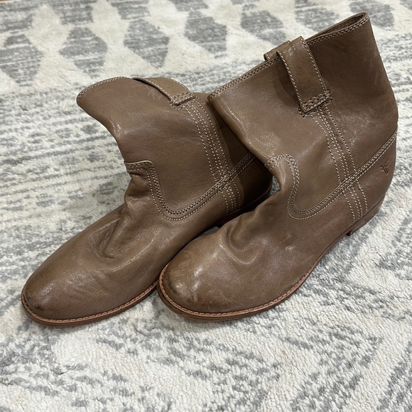FRYE Anna Short leather booties - Picture 1 of 3